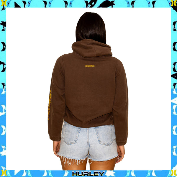 Y2K Hurley International Spellout Hoodie (M)