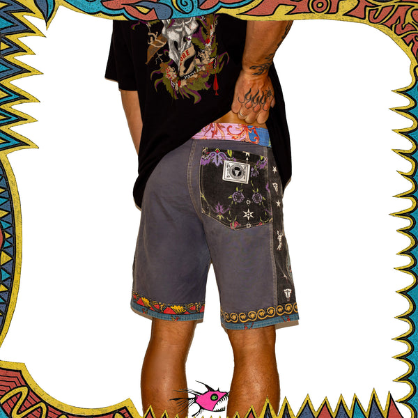 1990's Hot Tuna Patchwork Shorts (32") *RARE*