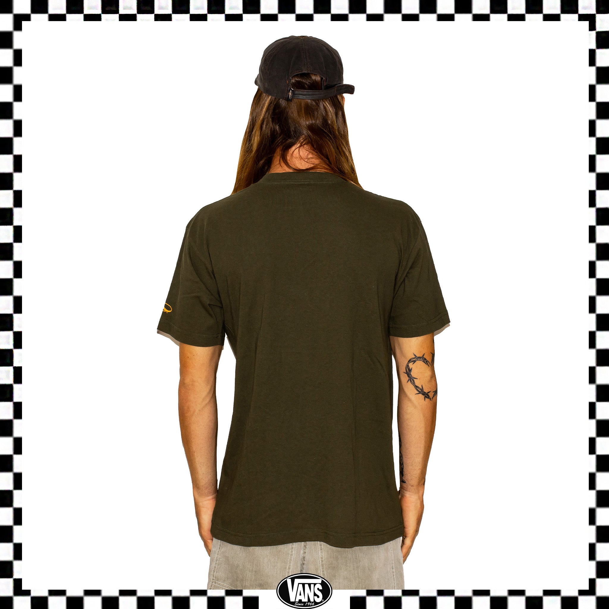 Y2K Vans "Military" Spellout Tee (L)