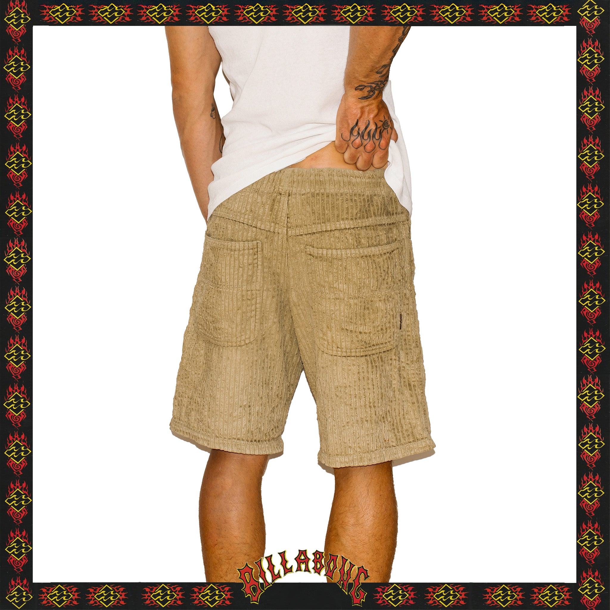 1990's Billabong USA Thick Corduroy Shorts (34-36")