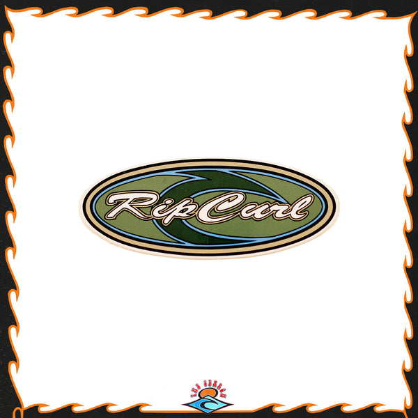 1990's Rip Curl Large Oval Sticker