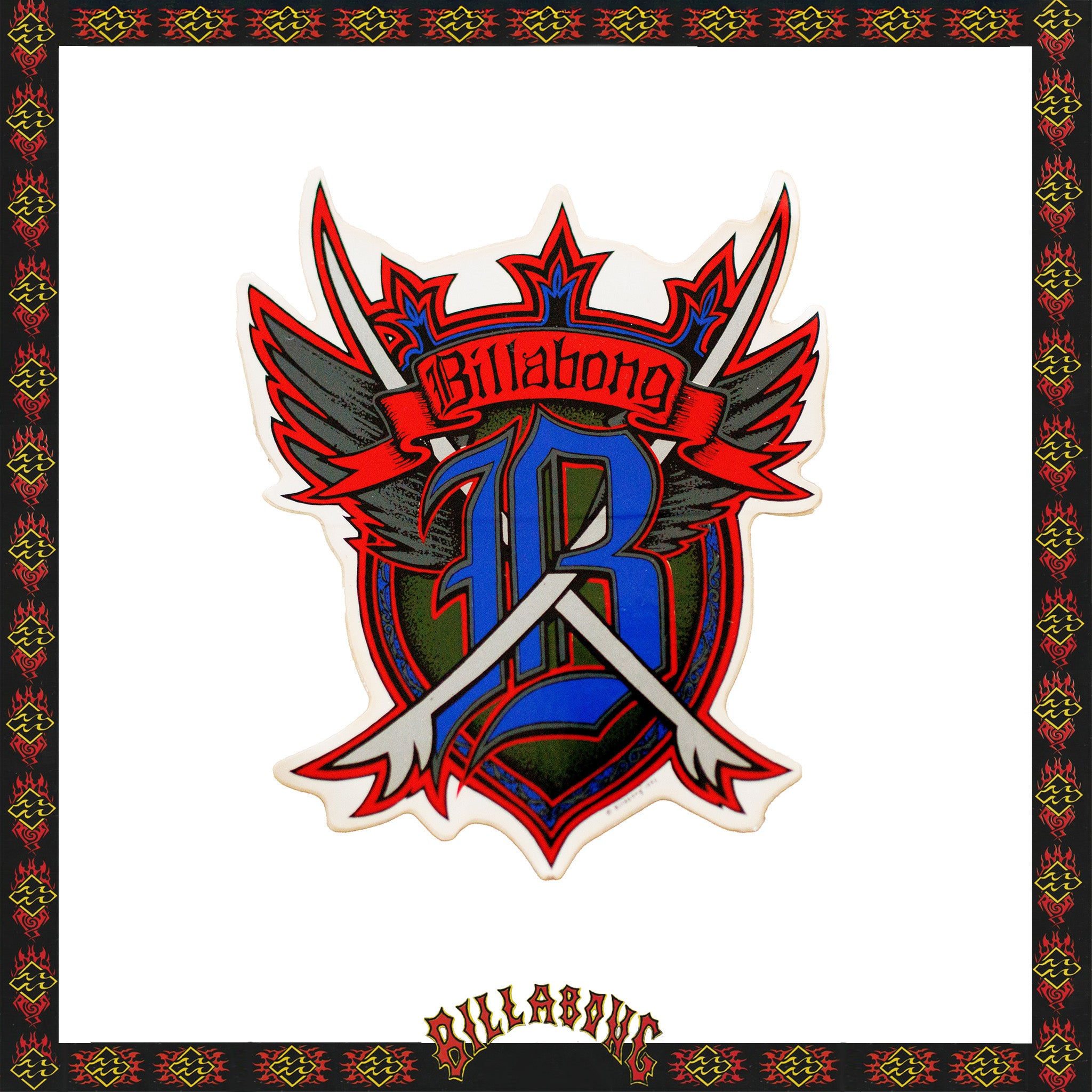1993 Billabong "Sheild" XL Sticker