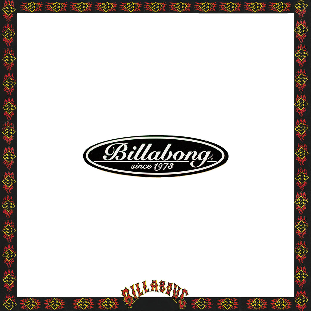 1996 Billabong Medium Oval Sticker