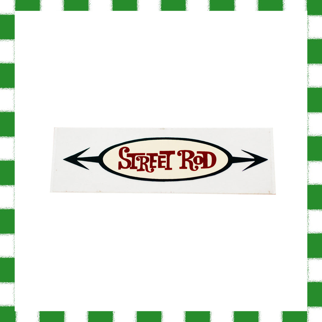 1990's Street Rod Medium Rectangle Sticker