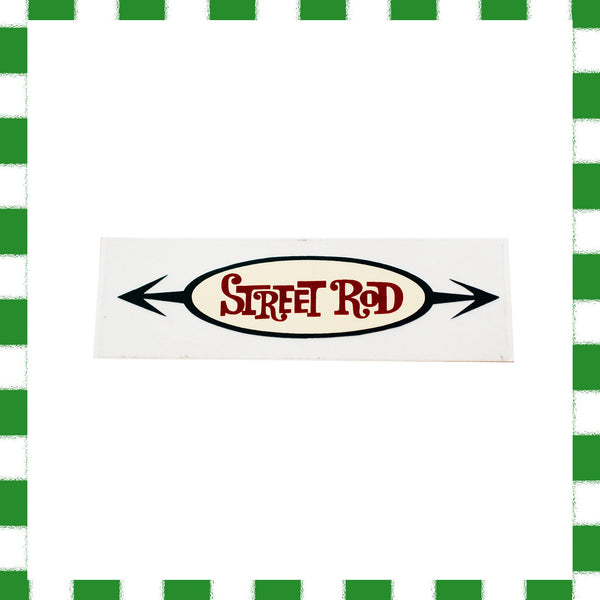 1990's Street Rod Medium Rectangle Sticker