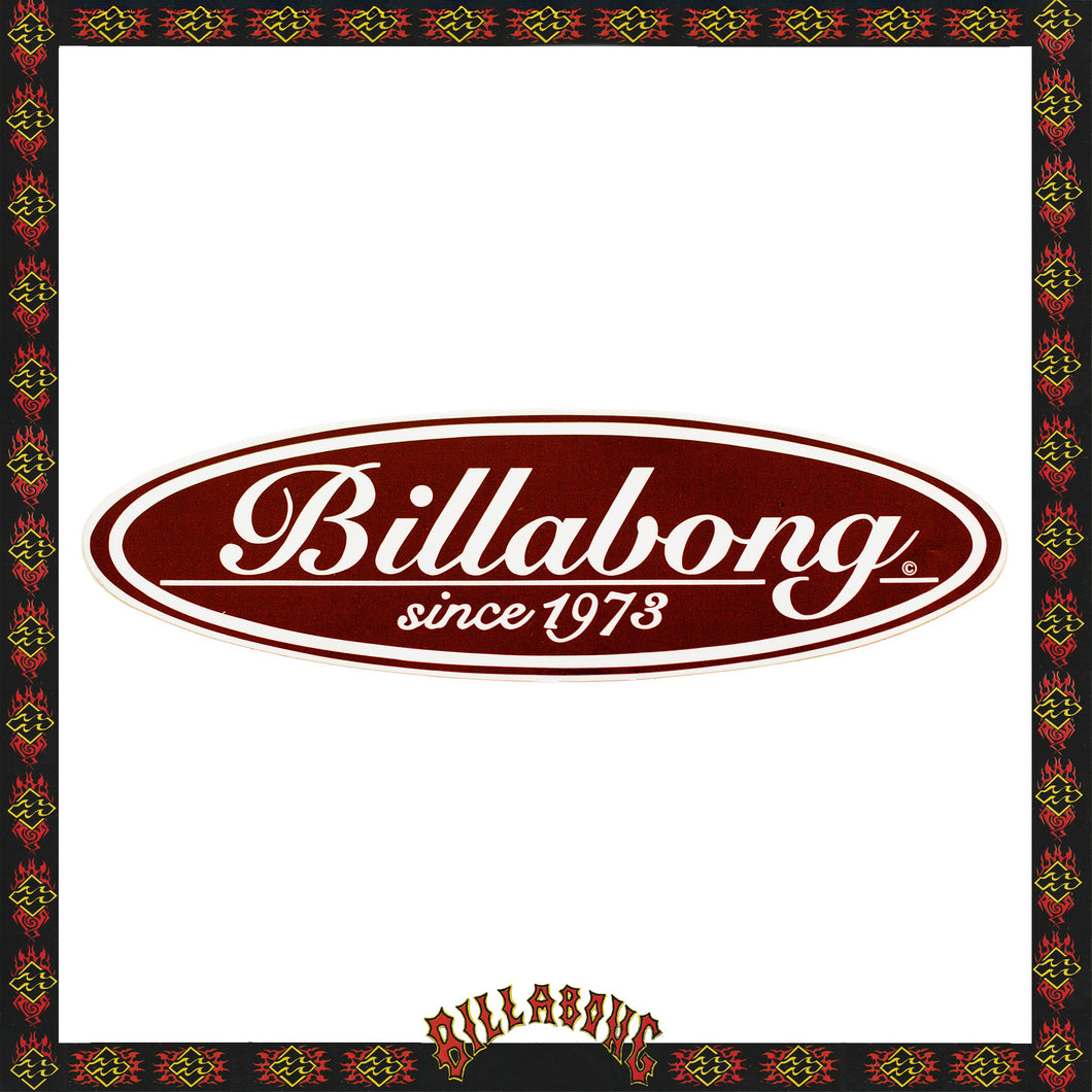 1996 Billabong XL Oval Sticker