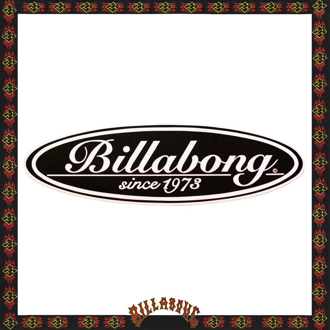 1996 Billabong XL Oval Sticker