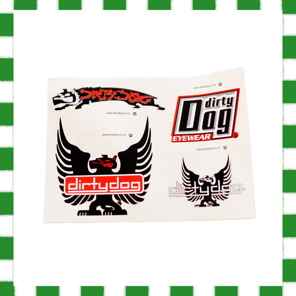1990's Dirty Dog Eyewear Sticker Pack