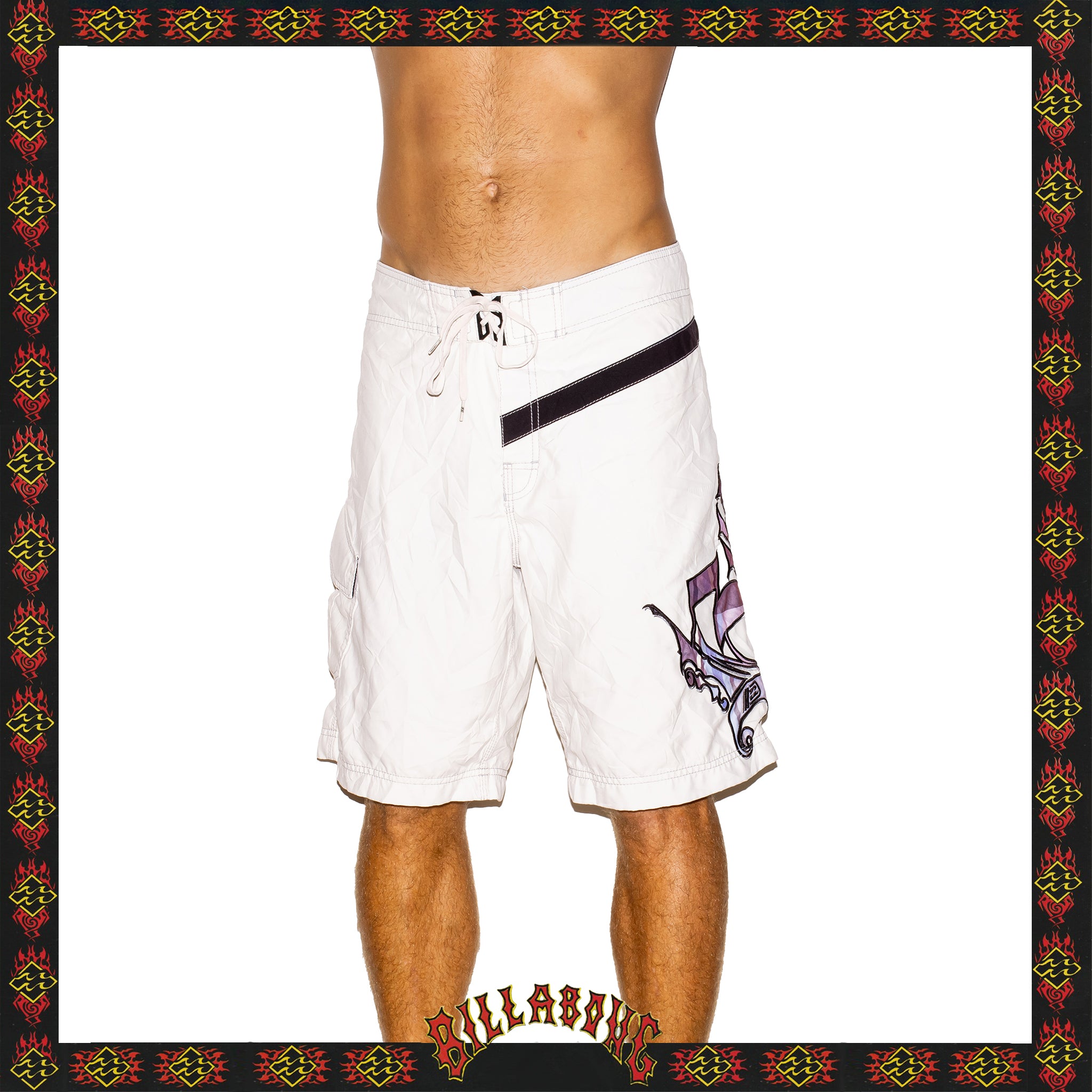 Y2K Billabong "Brian Grubb - Wake Signature Series" Boardies (34")