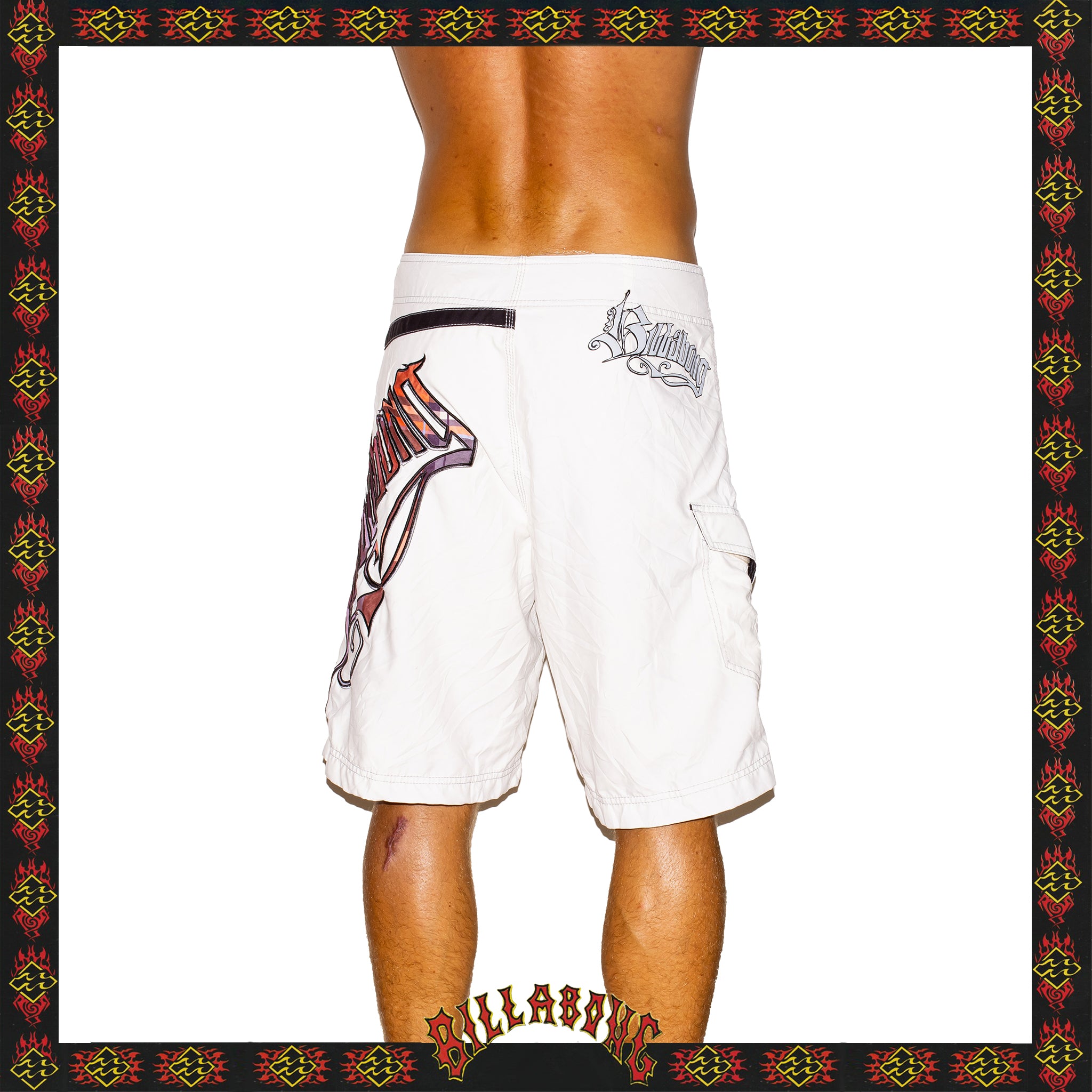 Y2K Billabong "Brian Grubb - Wake Signature Series" Boardies (34")