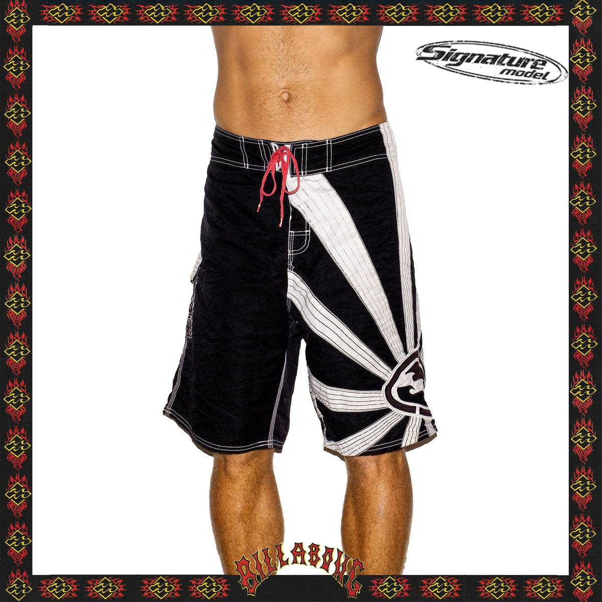Y2K Billabong "Andy Irons - Rising Sun Signature Series" Boardies (32")