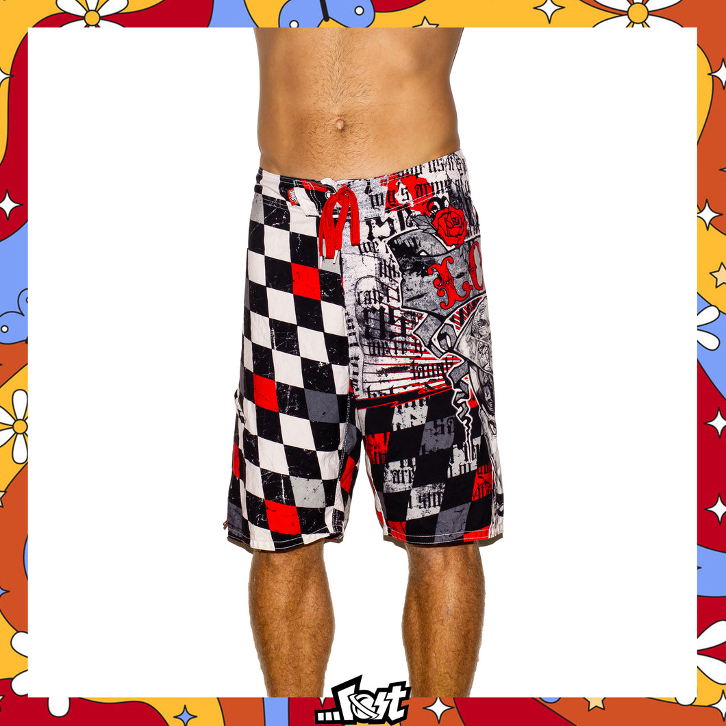 Y2K Lost Enterprises Mayham Tech Boardies (34
