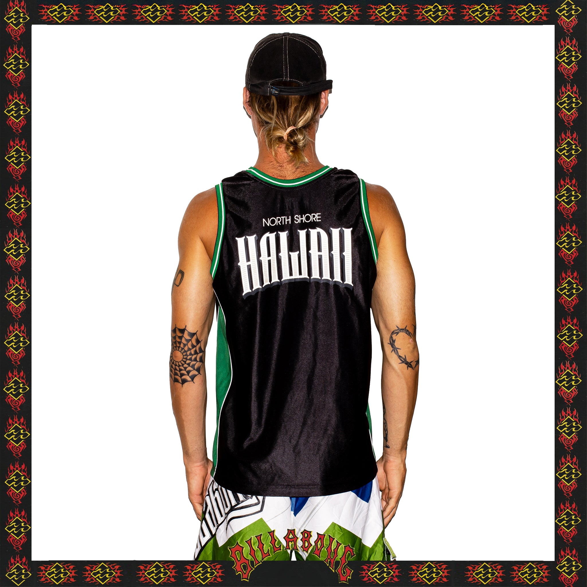 Y2K Billabong "Pipe Masters - Hawaii" Jersey Tank Top (M)