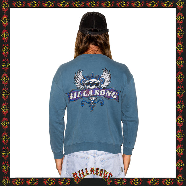 1993 Billabong Spellout Crewneck Sweatshirt (M) *RARE*