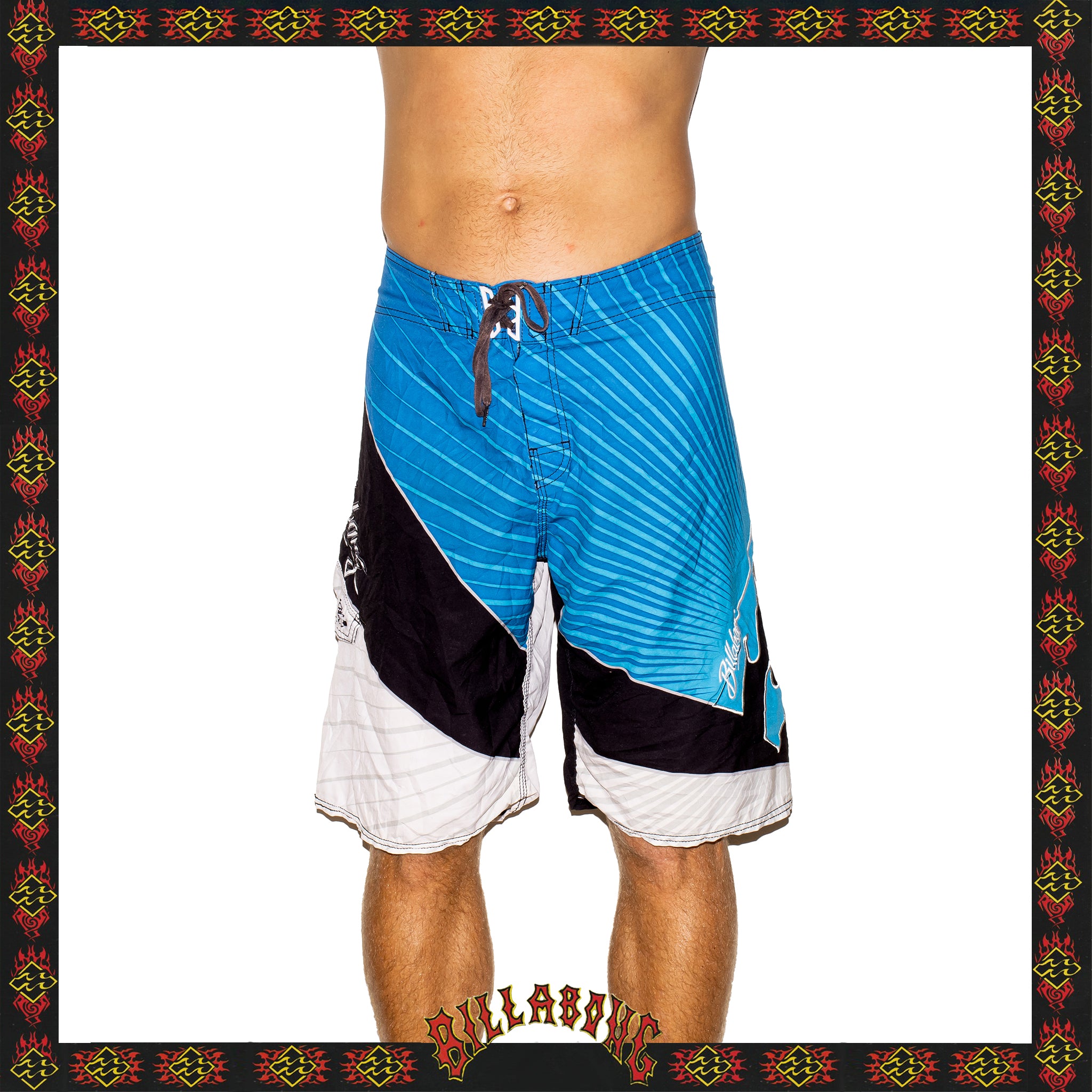 Y2K Billabong "Andy Irons - Airlite Quad Stretch Signature Series" Boardies (34")