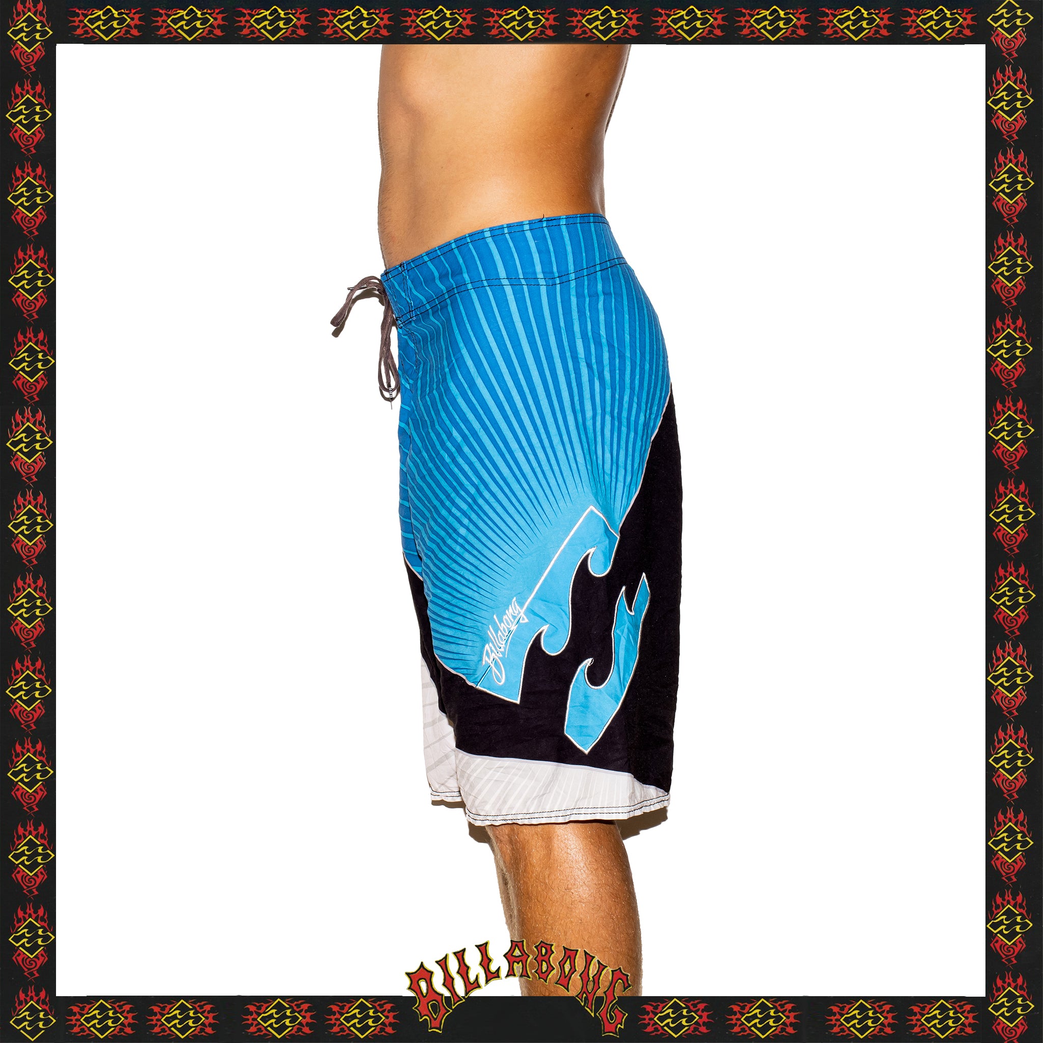Y2K Billabong "Andy Irons - Airlite Quad Stretch Signature Series" Boardies (34")