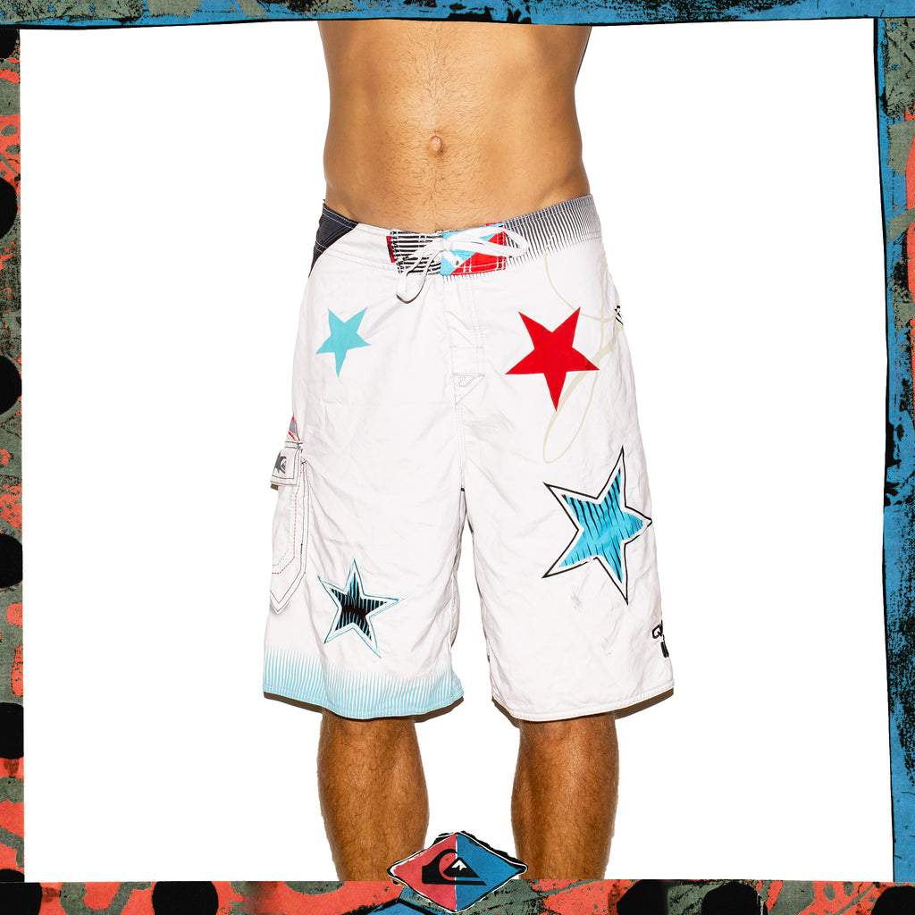 Y2K Quiksilver "Intervention" Supreme Tech Boardies (32")