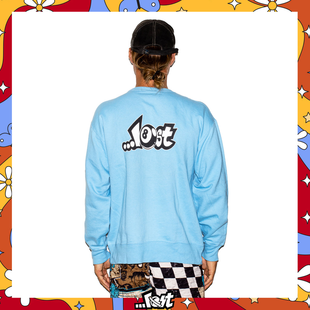 Y2K Lost Enterprises Spellout Crewneck Sweatshirt (L) *RARE*