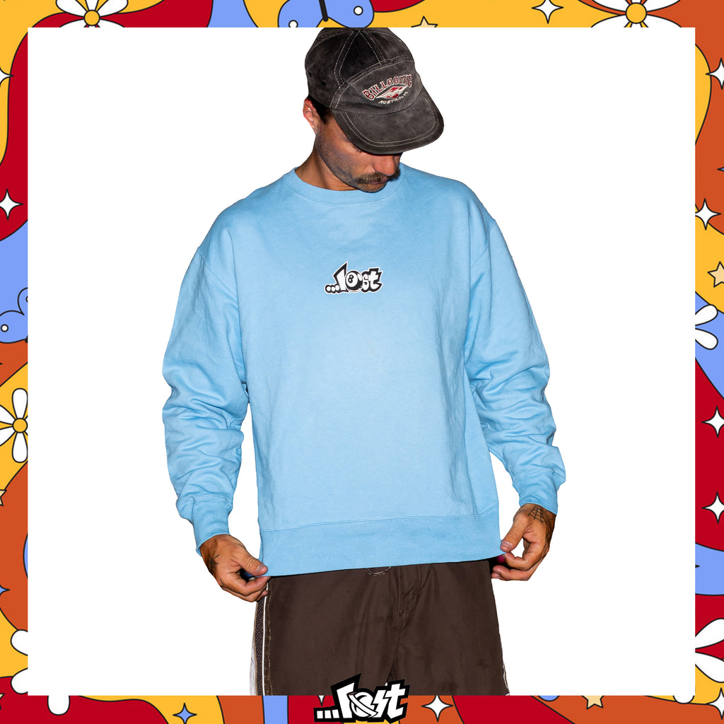 Y2K Lost Enterprises Spellout Crewneck Sweatshirt (L) *RARE*