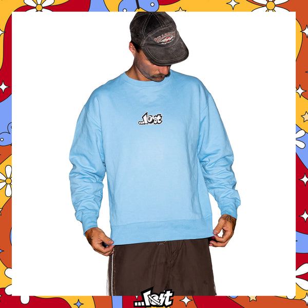 Y2K Lost Enterprises Spellout Crewneck Sweatshirt (L) *RARE*