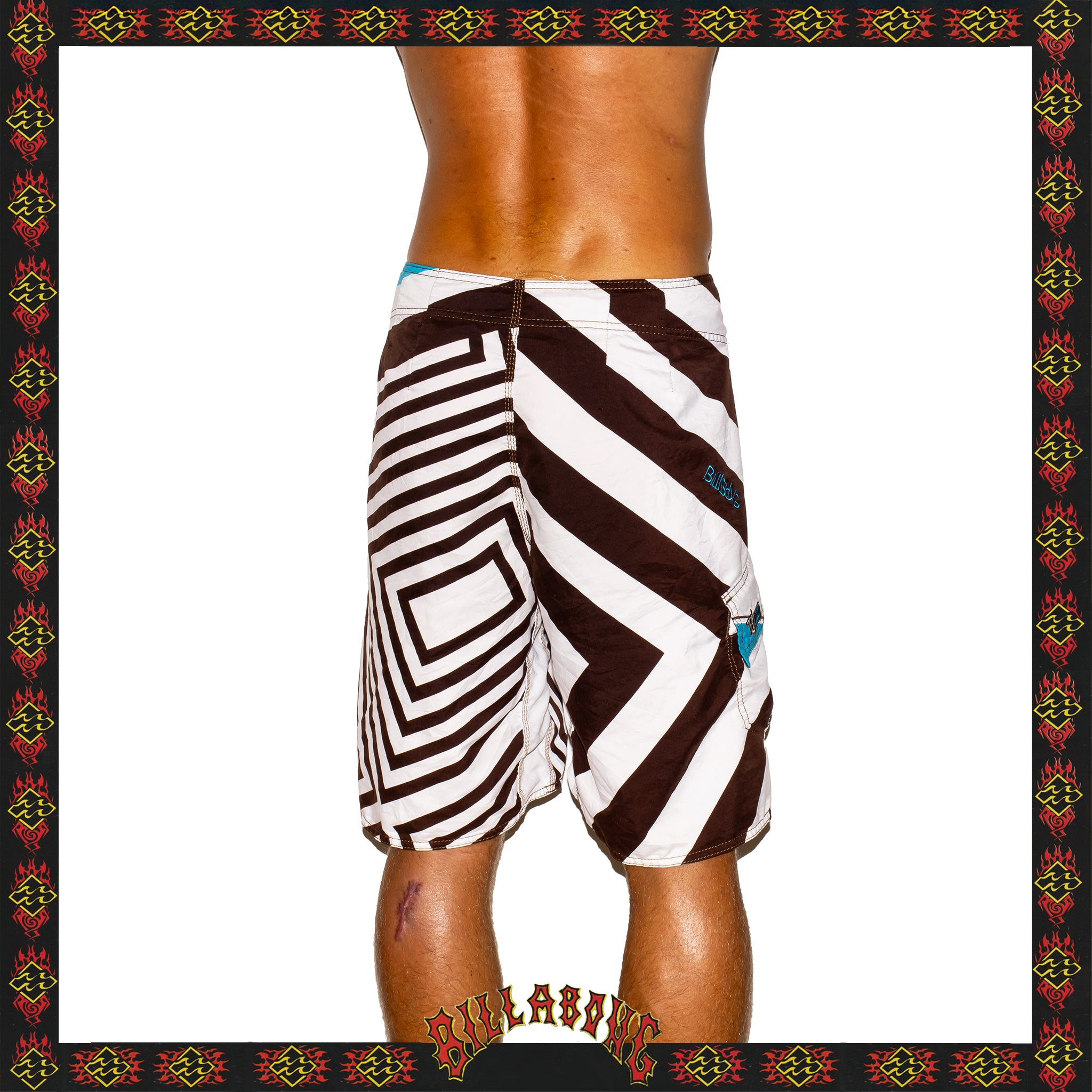 Y2K Billabong "Taj Burrow - Teeb 3 Signature Series" Boardies (32")