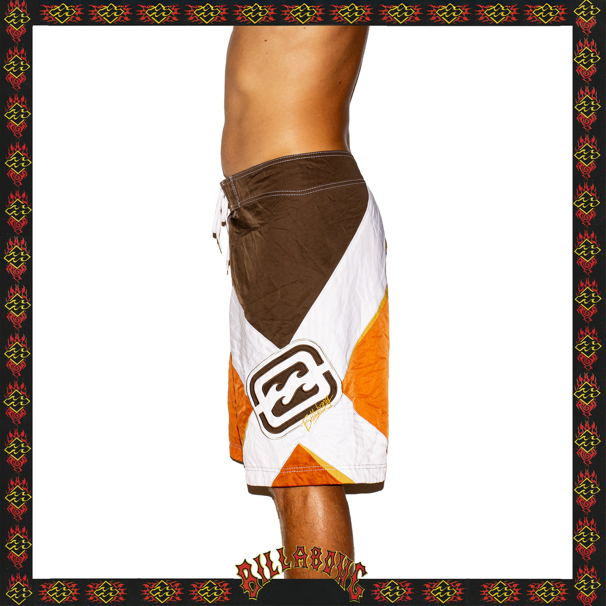 Y2K Billabong "Shane Dorian - Big Hex Signature Series" Boardies (32")