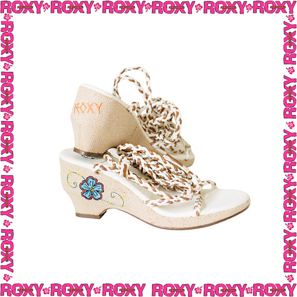Y2K Roxy Wedge Sandals (US5)