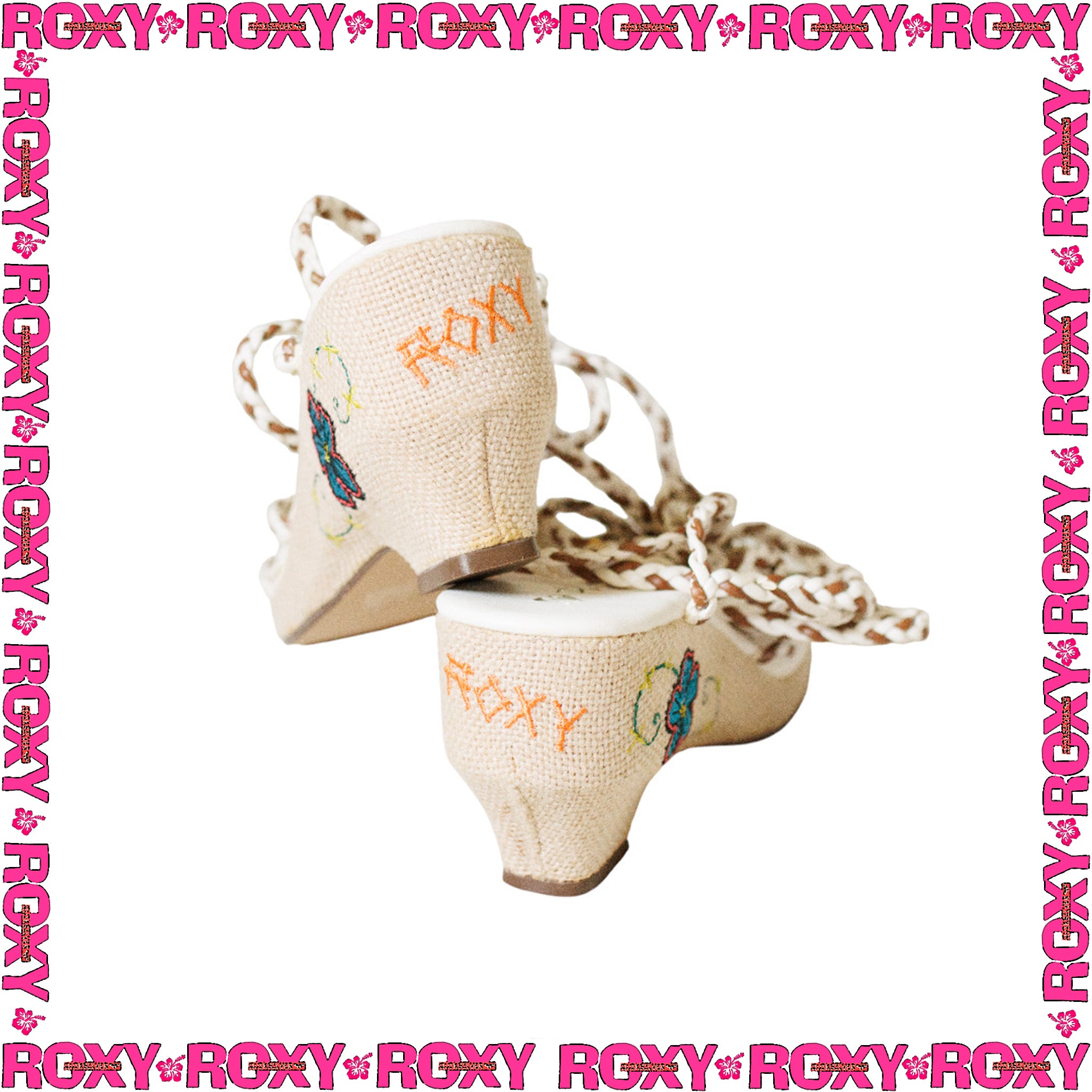 Y2K Roxy Wedge Sandals (US5)