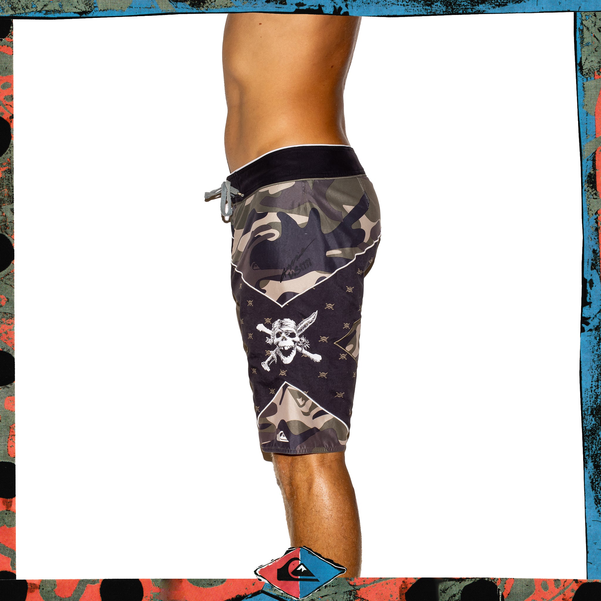 Y2K Quiksilver Supreme Tech Boardies (32")