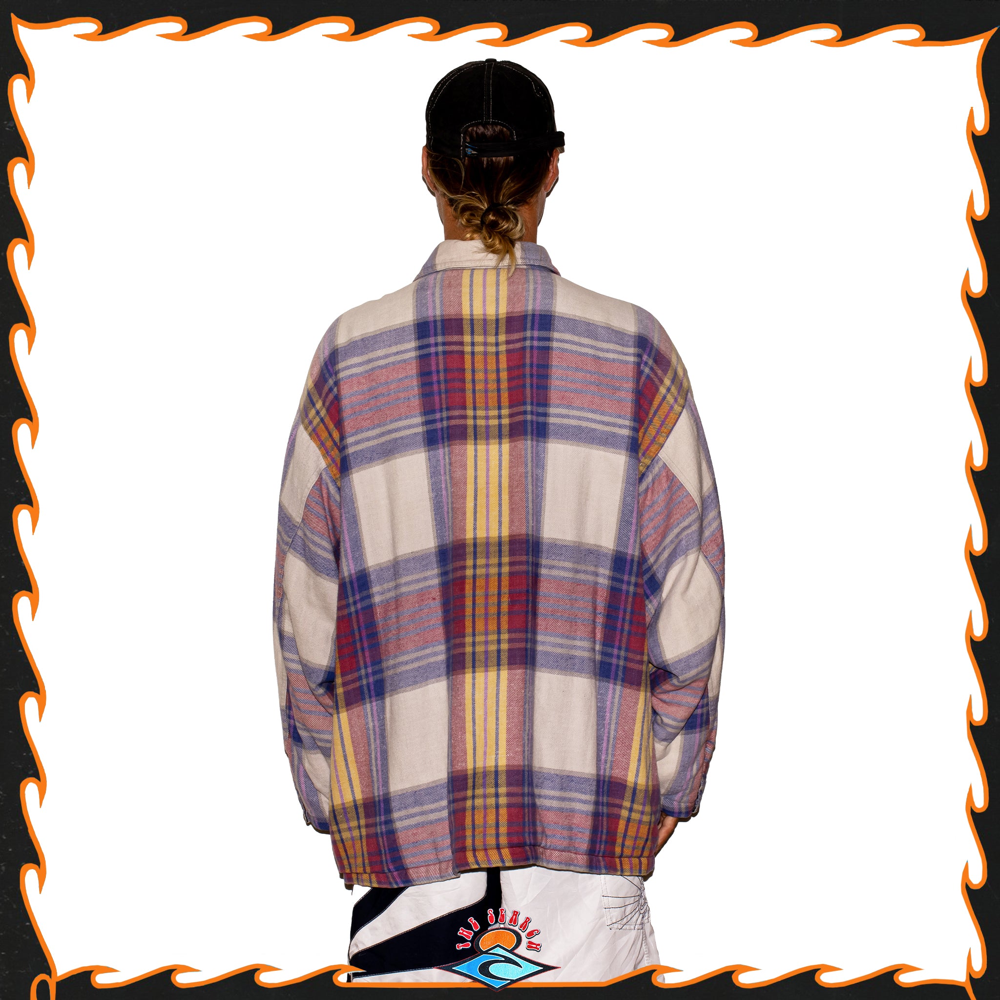 1990's Rip Curl Plaid Jacket (XXL)