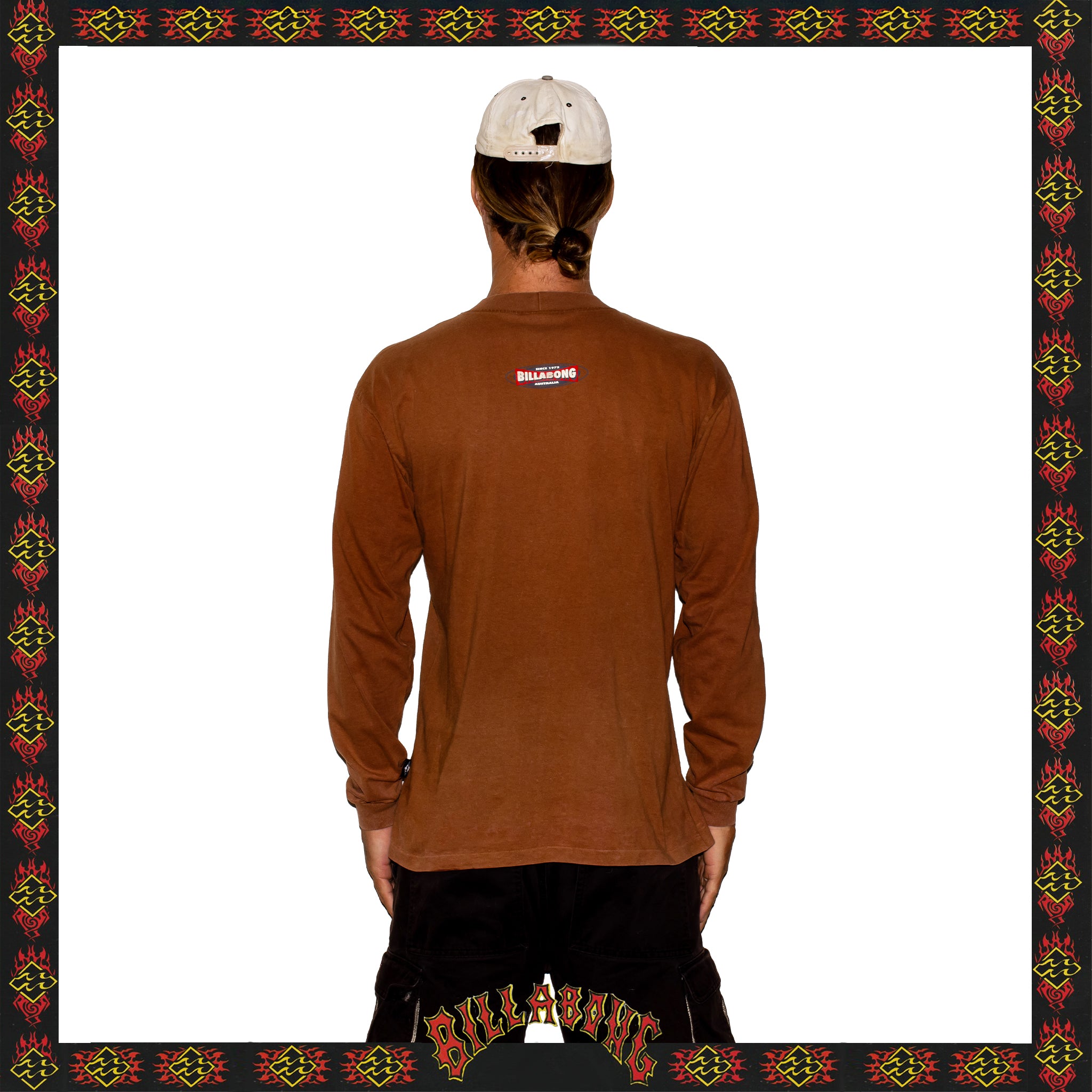 1993 Billabong Spellout L/S Tee (L)