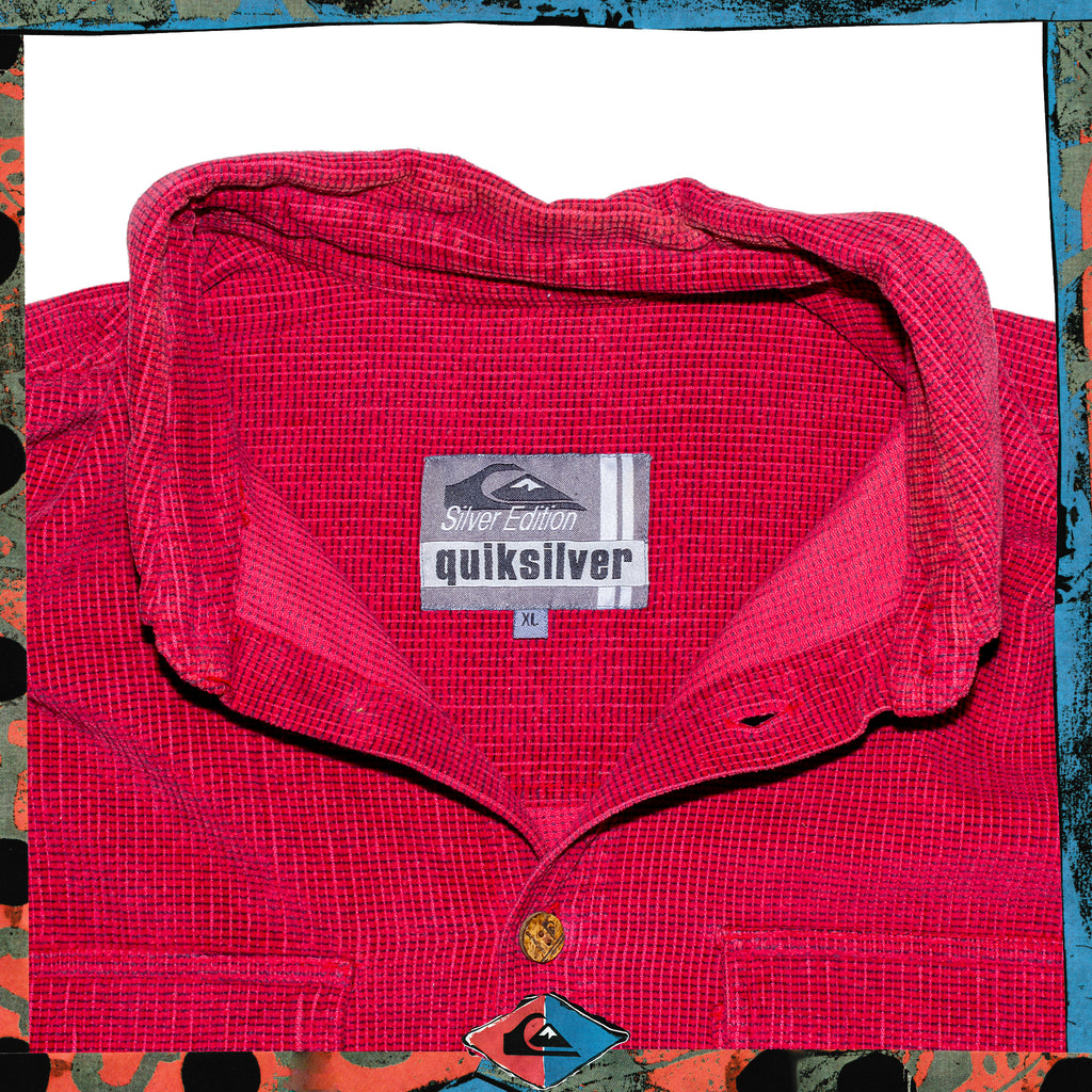 1990's Quiksilver "Silver Edition" Ribbed Corduroy Jacket (XL)