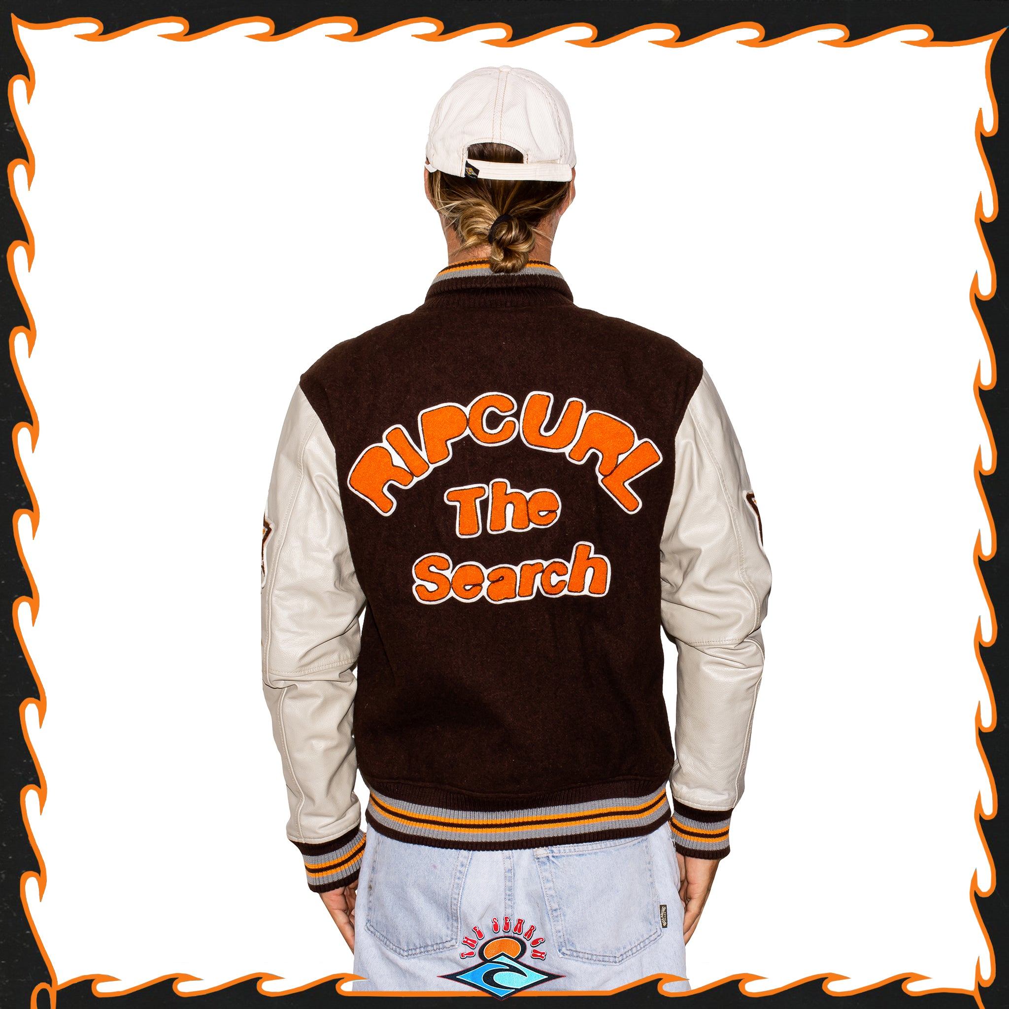 Y2K Rip Curl Varsity Jacket (M)