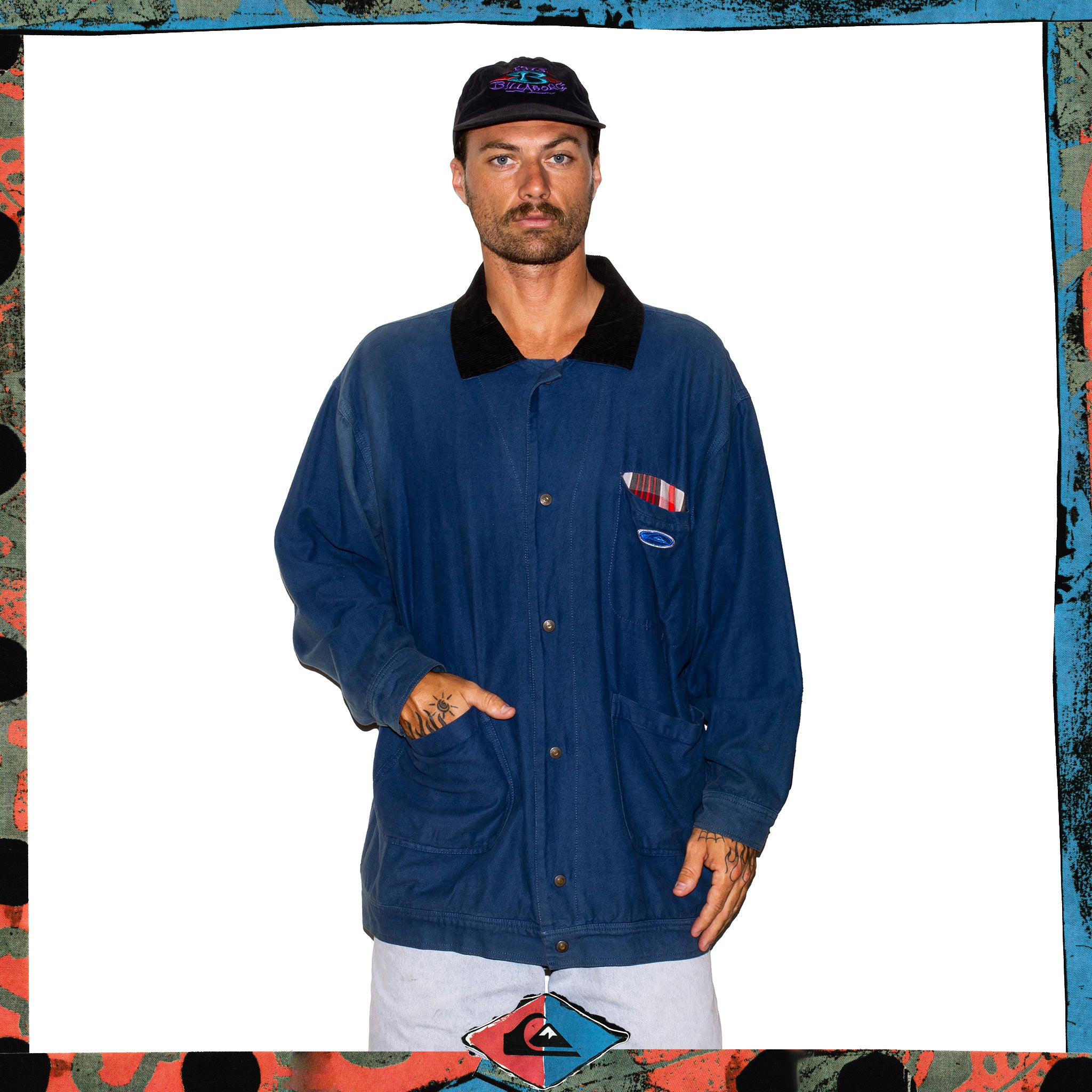 1990's Quiksilver Chore Work Jacket (XL)