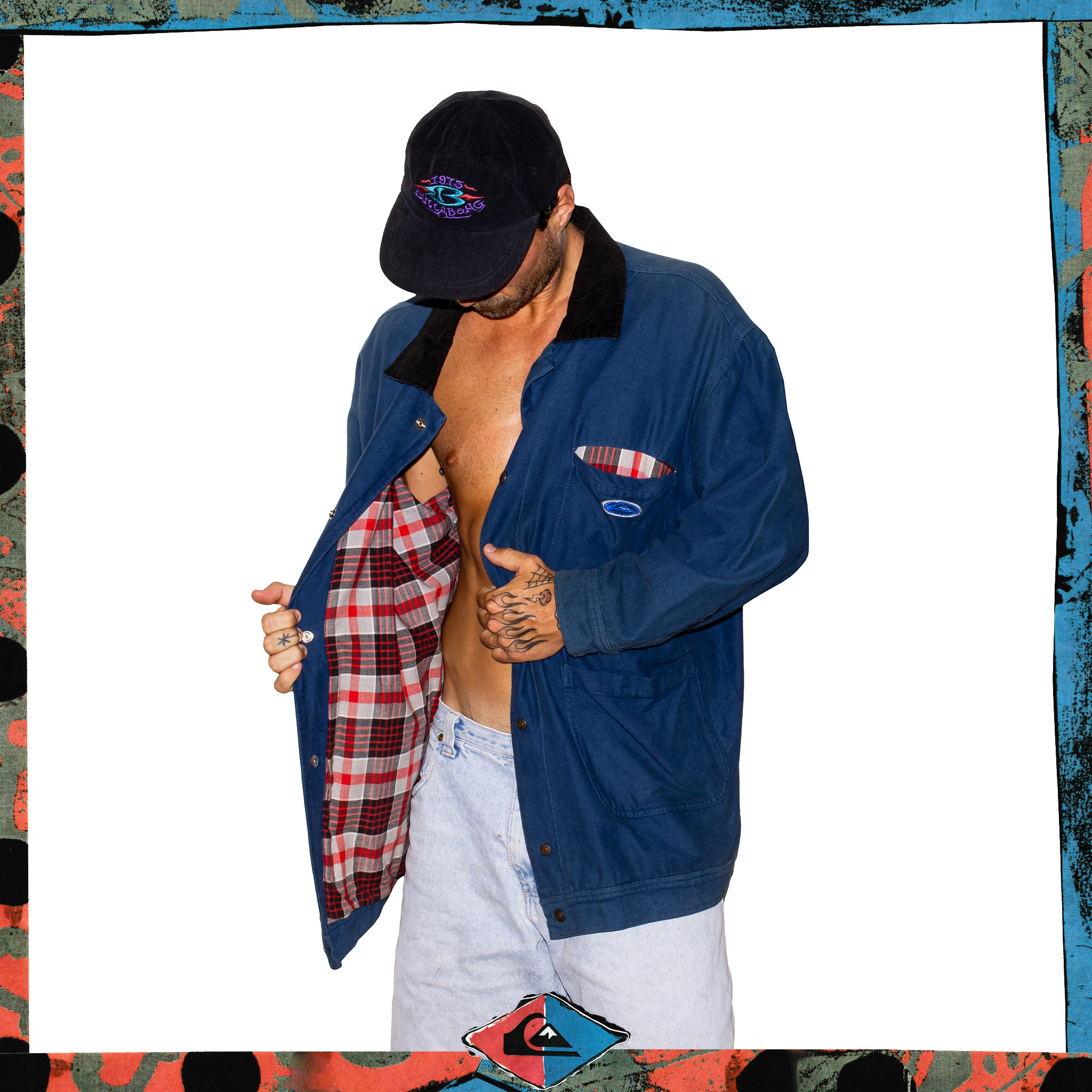 1990's Quiksilver Chore Work Jacket (XL)