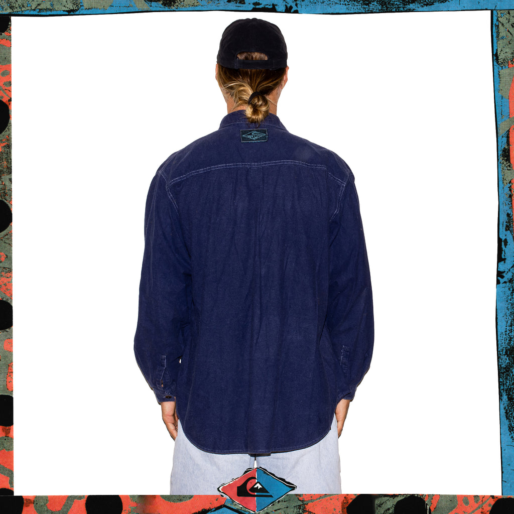 1990's Quiksilver Flannel Overshirt (L-XL)