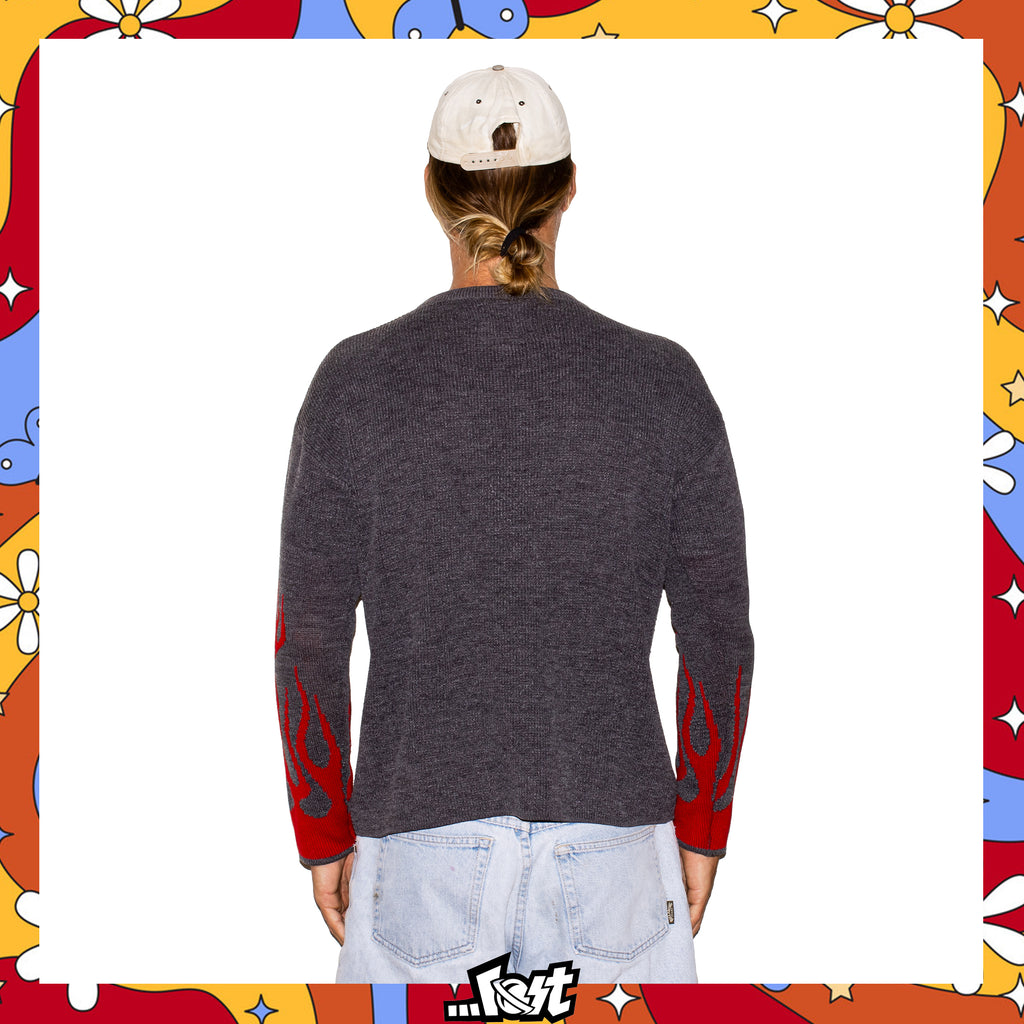 Y2K Lost Enterprises Mayham Flame Knit (L)