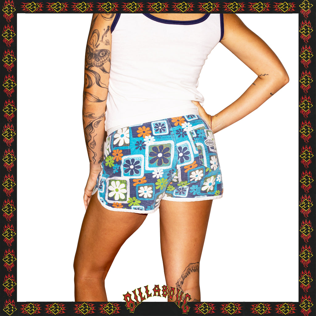 Y2K Billabong Floral Shorts (26")