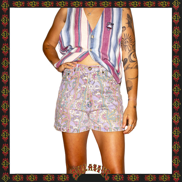 1990's Billabong Floral Short Shorts (27