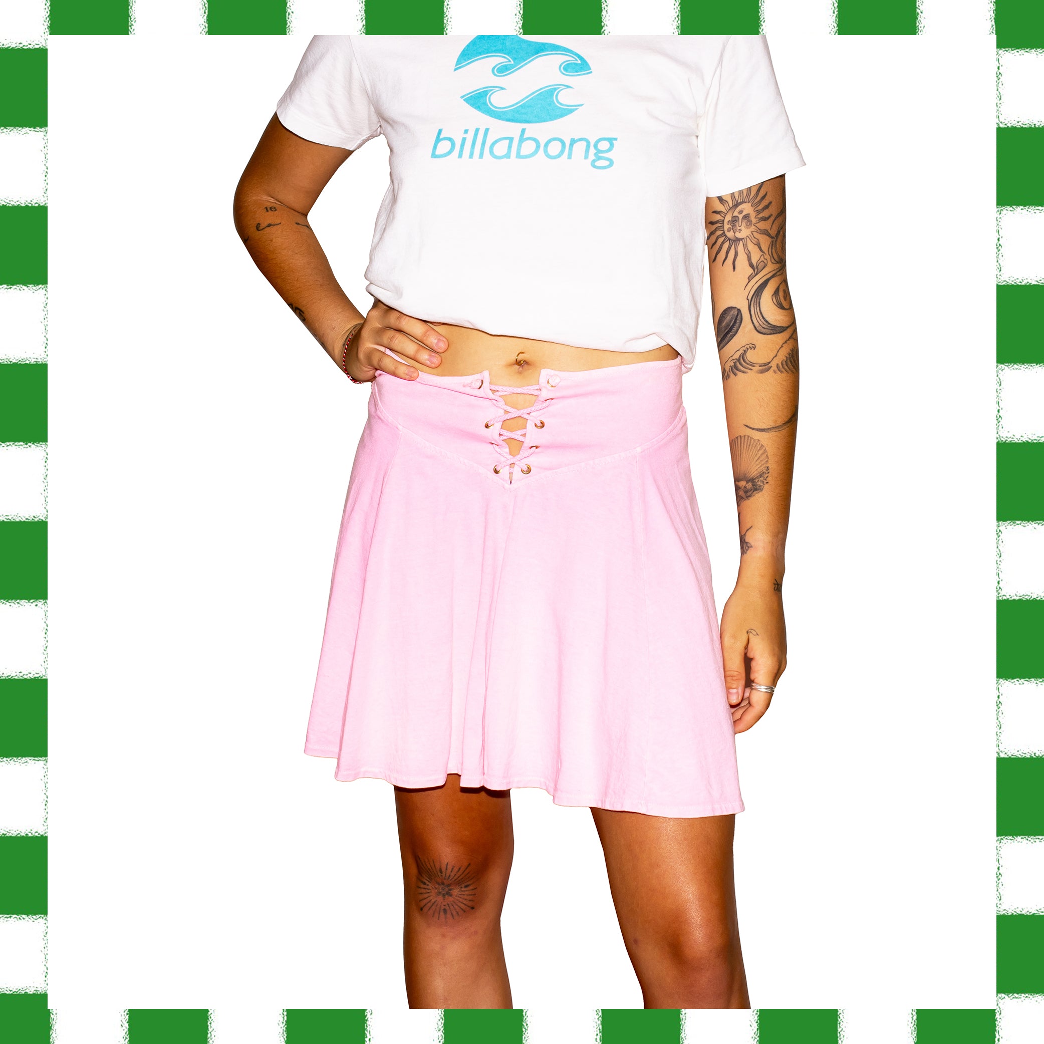 1990's Bubbles Frilled Skirt (S)