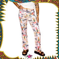 Y2K Hot Tuna Full Print Pants (27")