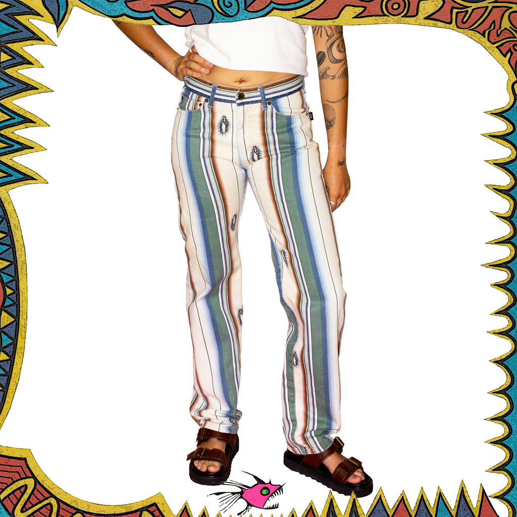 1990's Hot Tuna Full Print Denim Jeans (27")