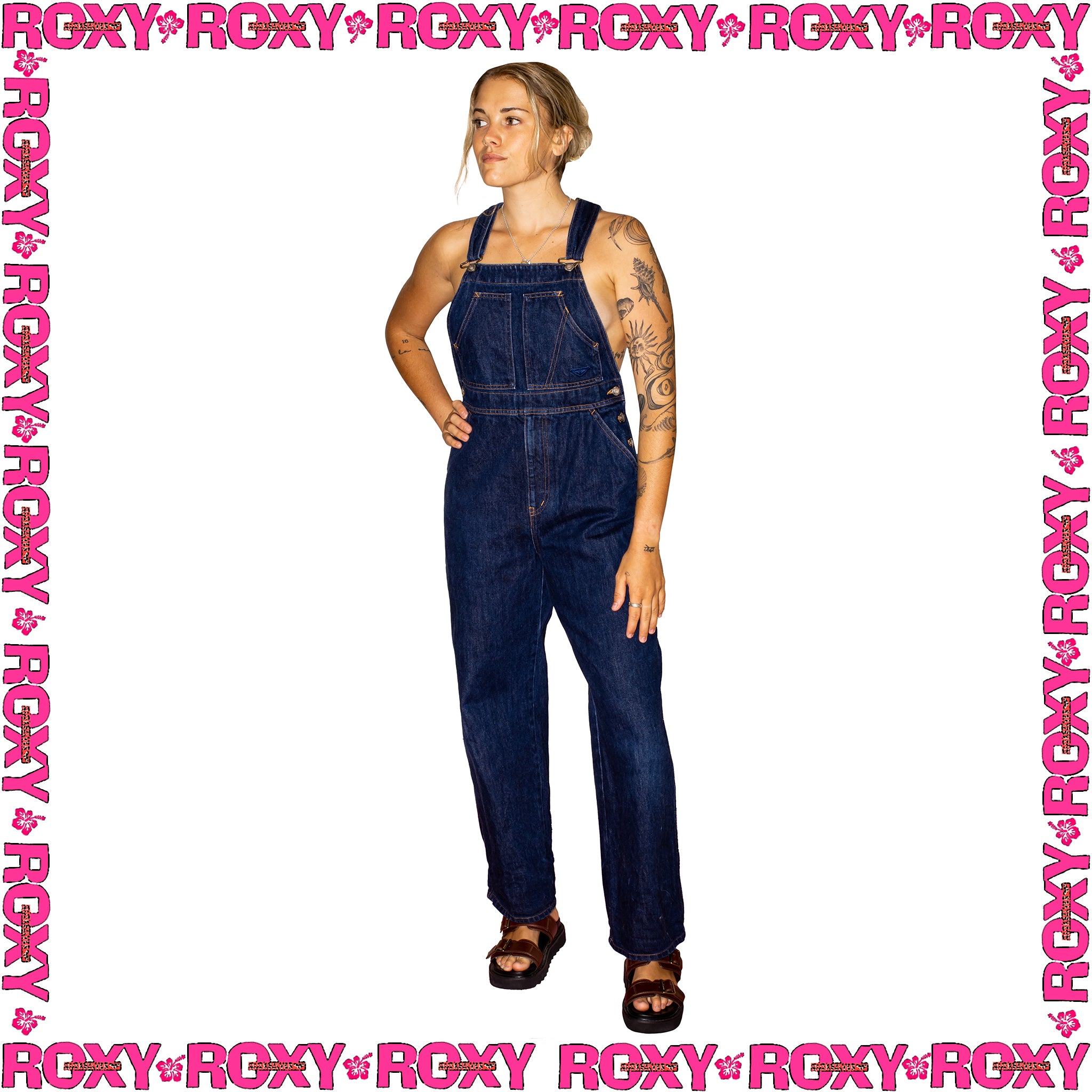 1990's Roxy Carpenter Overalls (M) *RARE*
