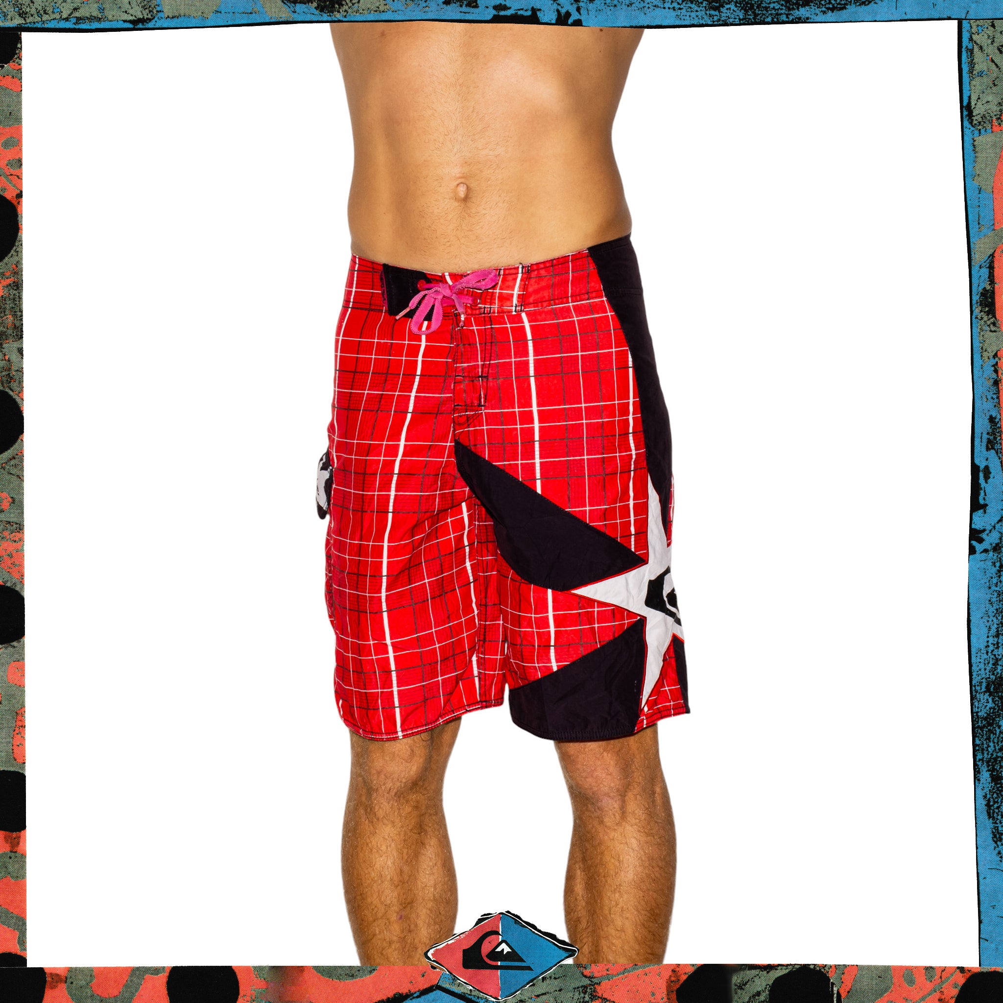 Y2K Quiksilver Supreme Tech Boardies (28")
