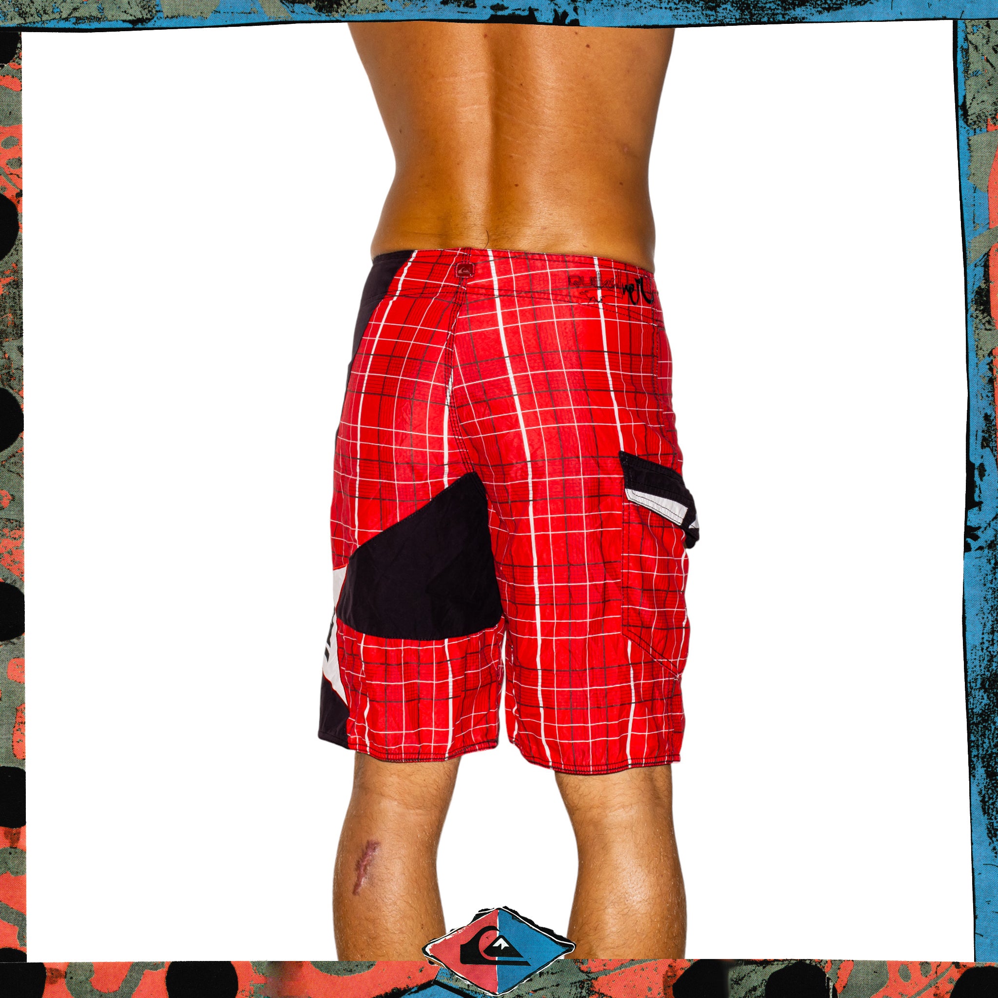 Y2K Quiksilver Supreme Tech Boardies (28")