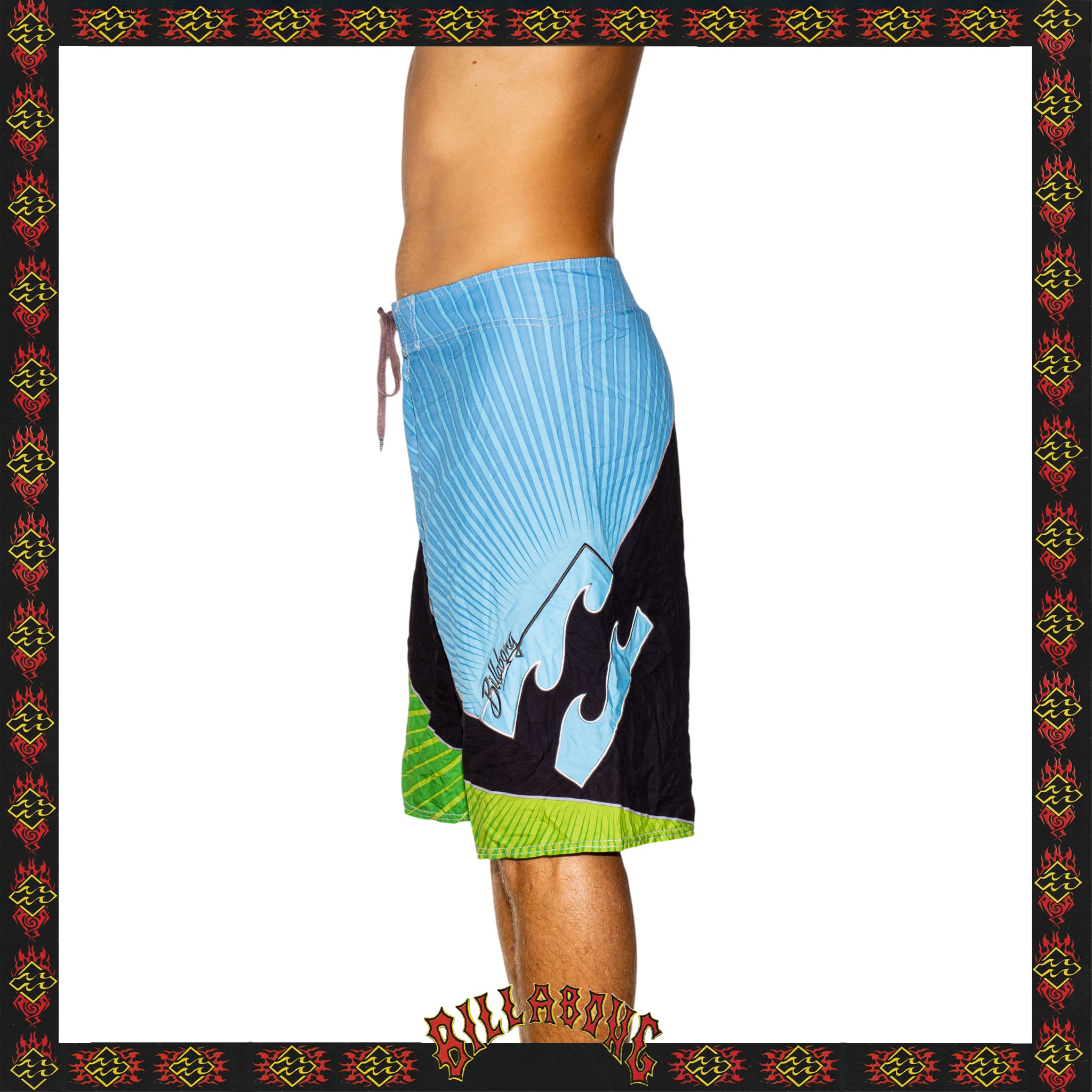 Y2K Billabong "Andy Irons - Airlite Quad Stretch Signature Series" Boardies (32")