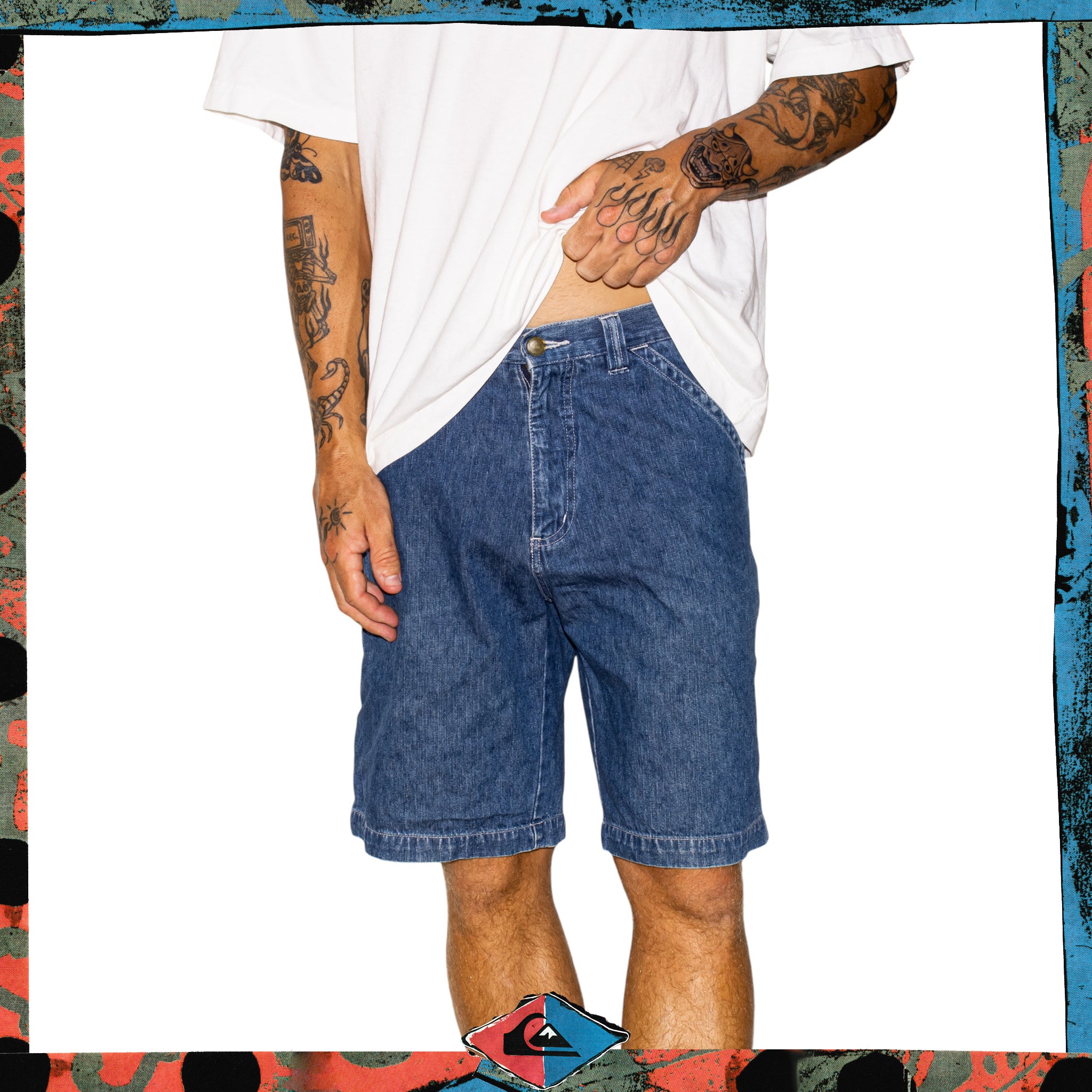 Y2K Quiksilver Carpenter Denim Jorts (30")