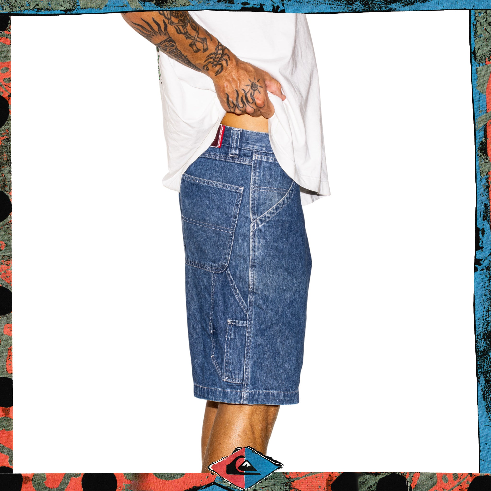 Y2K Quiksilver Carpenter Denim Jorts (30")