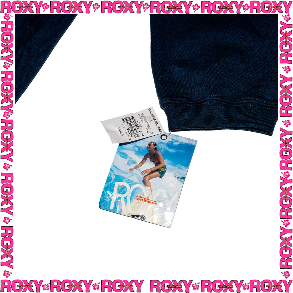 Y2K Roxy Graphic Crewneck Sweatshirt (M) *DEADSTOCK*