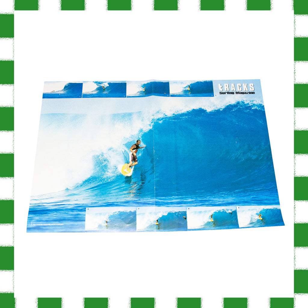 1990's TRACKS "Kelly Slater - 5x World Champ" Double Sided Poster